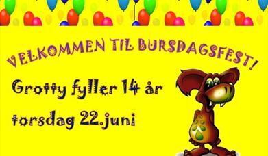 Grottys burdagsfest