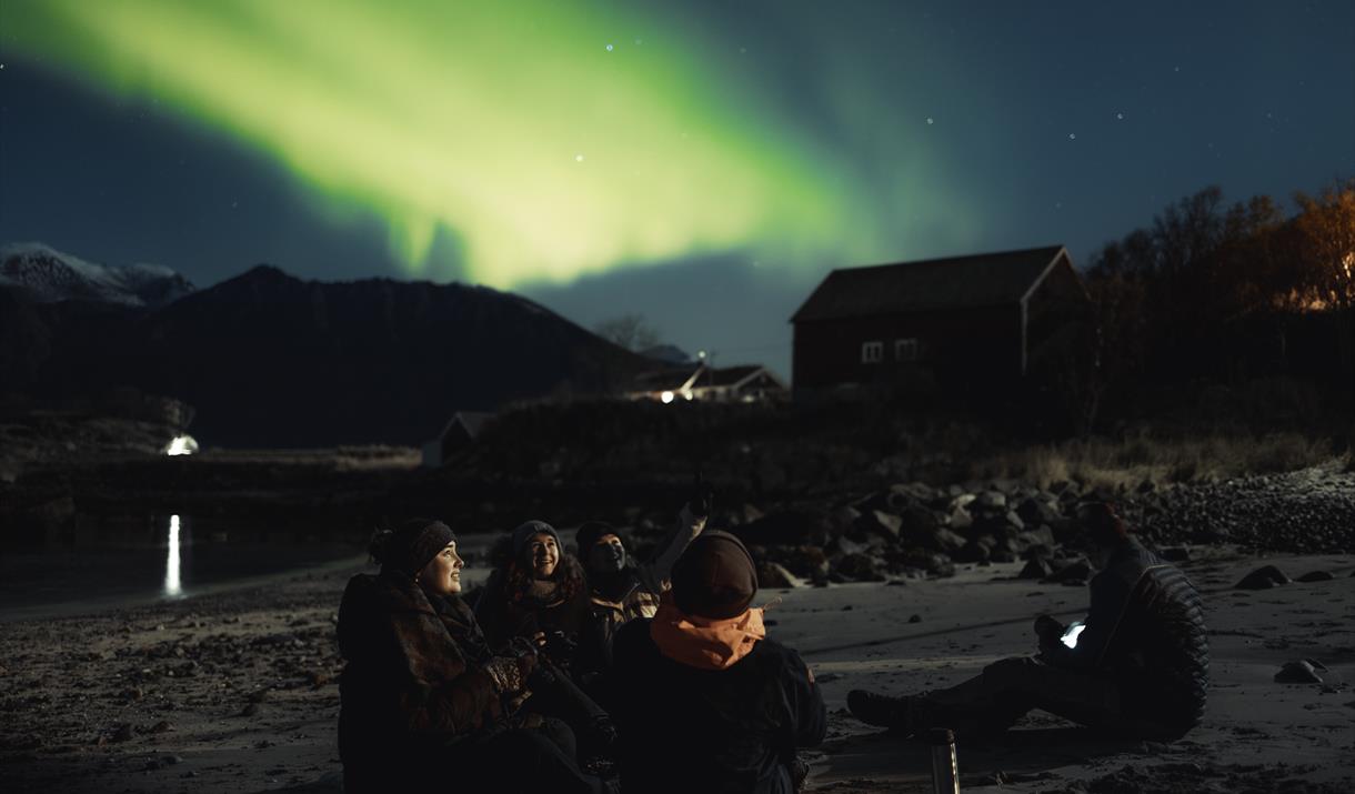 Aurora Beach Camp på Elgsnes