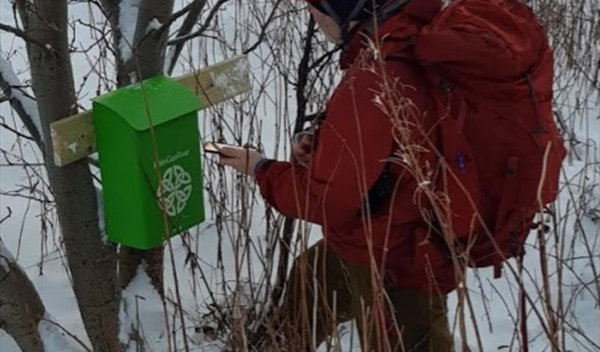 På leting etter en HåloGeoTour- cache