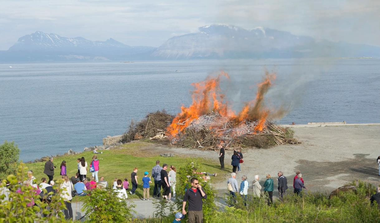 St.hans aften, feiring Trondenes Historiske Senter