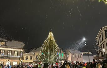 Julegrantenning Harstad sentrum