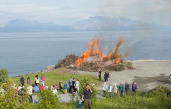 St.hans aften, feiring Trondenes Historiske Senter